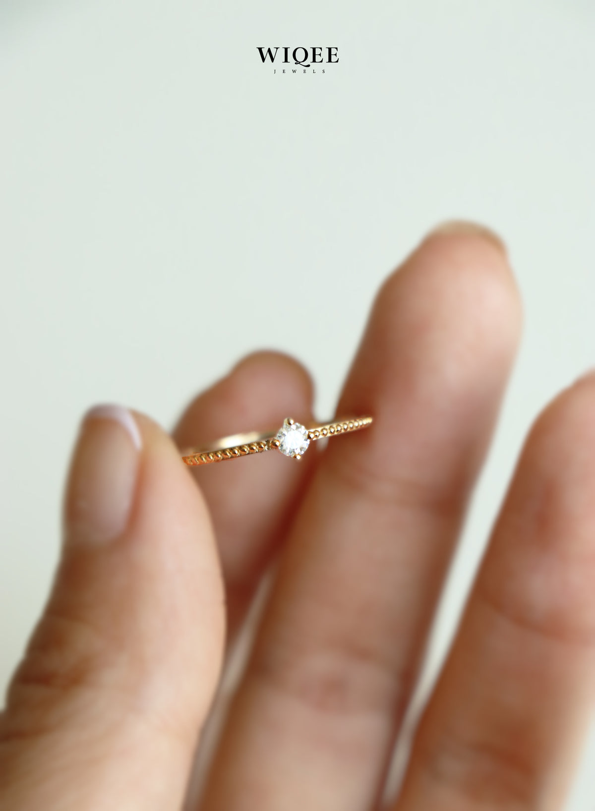 9k Solid Gold Diamond Ring | Solitaire Rings