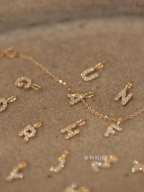 Personalised Letter Necklace Pendant