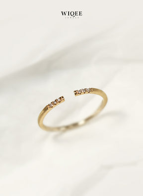 Adjustable Gold Ring in 9k Solid Gold