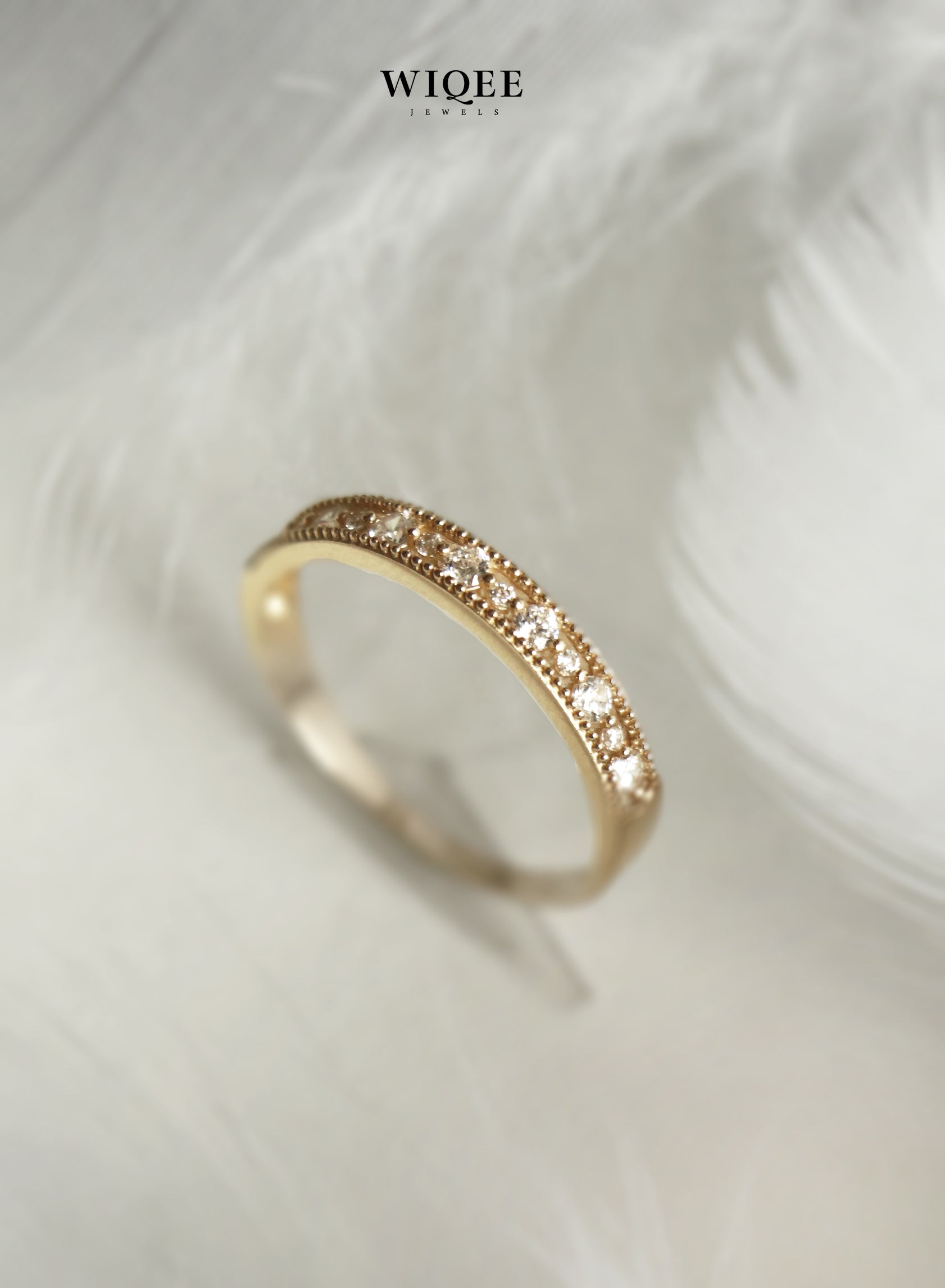 14k Solid Gold Stacking Rings | Statement Ring