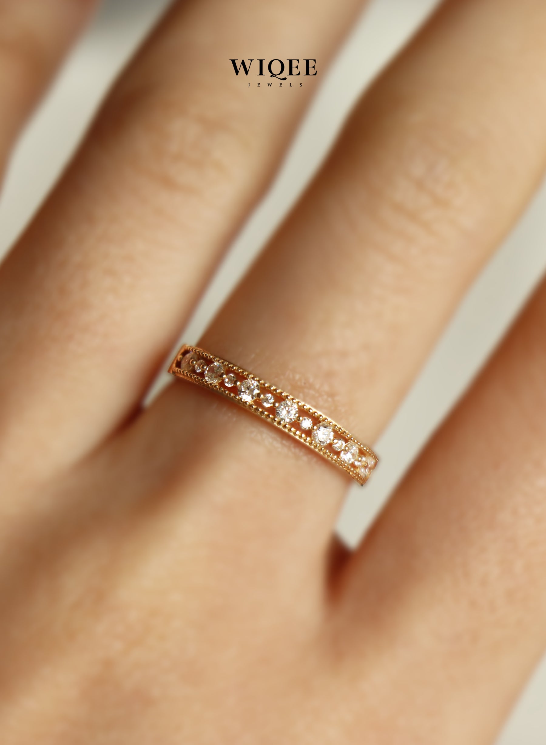 14k Solid Gold Stacking Rings | Statement Ring