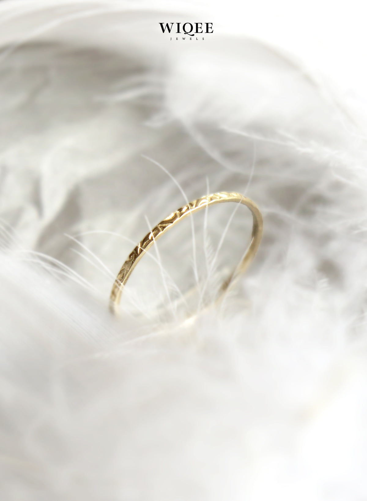 9k Solid Gold Stackable Rings | Vintage Gold Ring