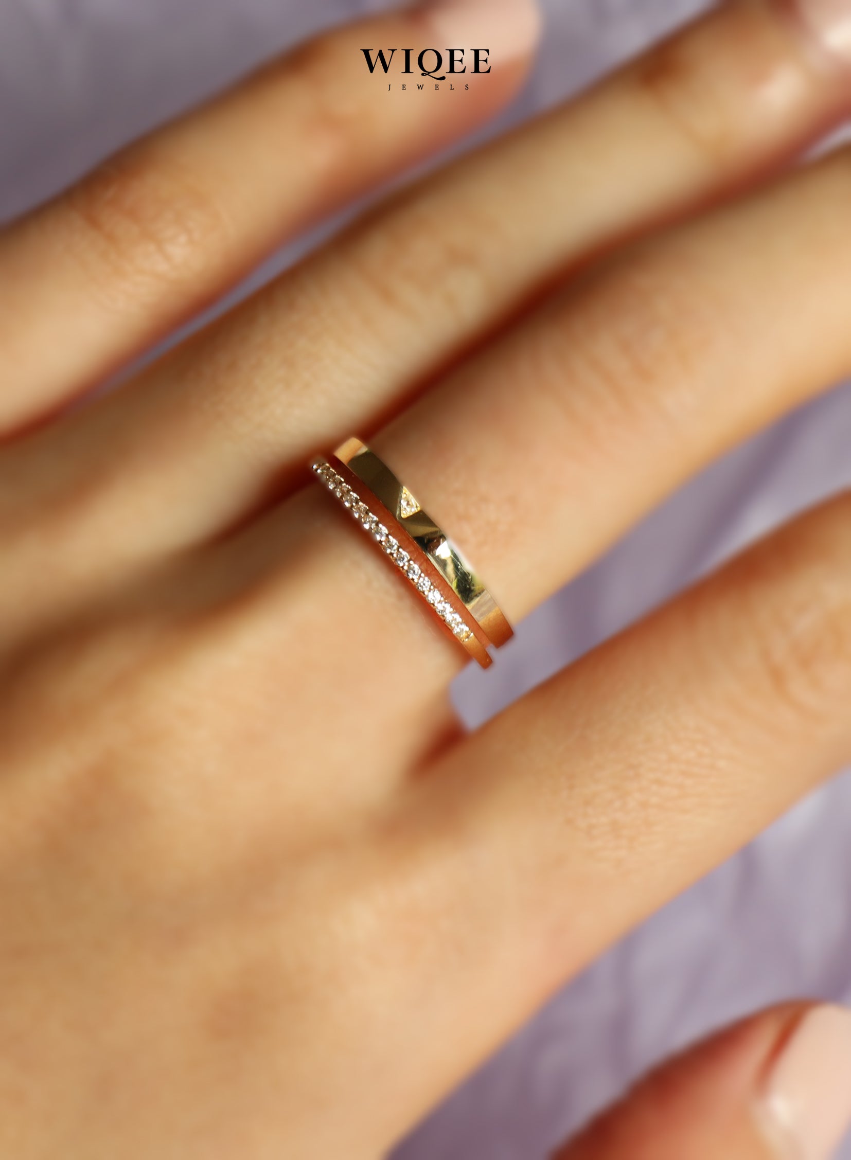 14k Solid Gold Stackable Wedding Ring | Stackable Rings