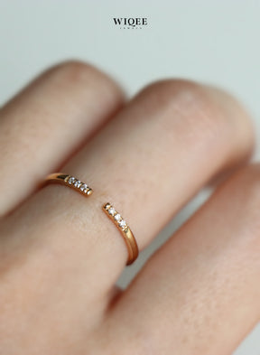 Adjustable Gold Ring in 9k Solid Gold