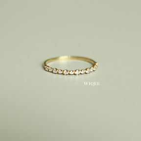 Diamond Stackable Gold Ring Set | Ring in Summer