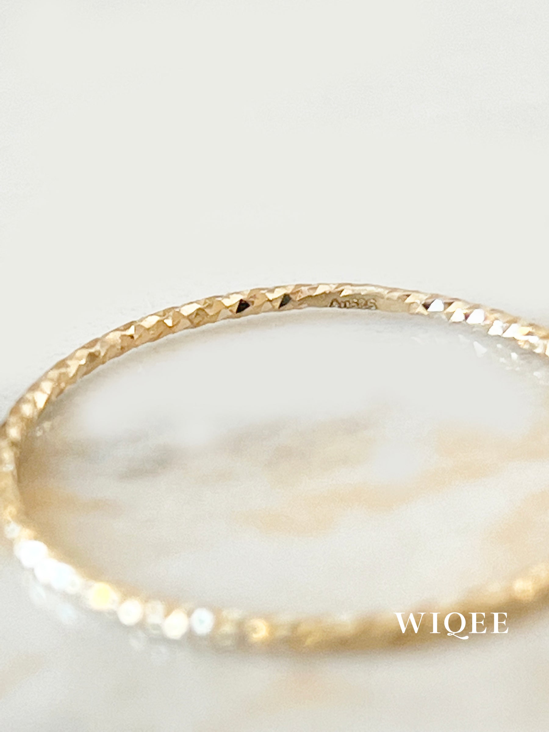 14k Solid Gold Stackable Thin Rings | Luxury Jewelry